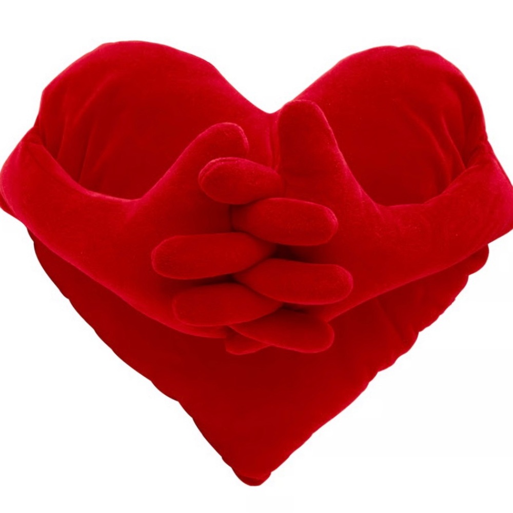 IKEA Heart with Hands Cushion/Pillow (Famnig Hjärta) - Picture 2 of 3